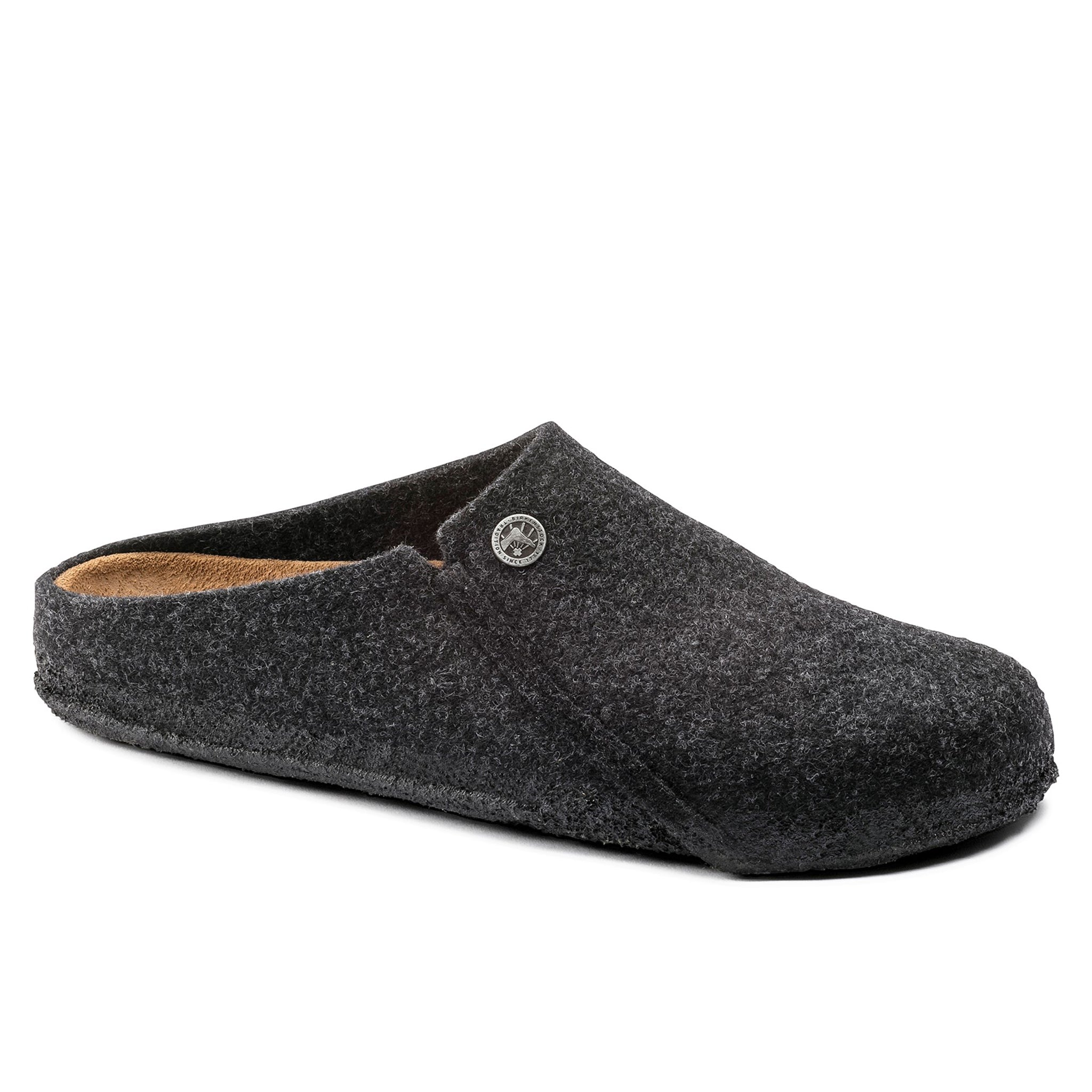 Zermatt Wool Felt Clogs - Anthracite