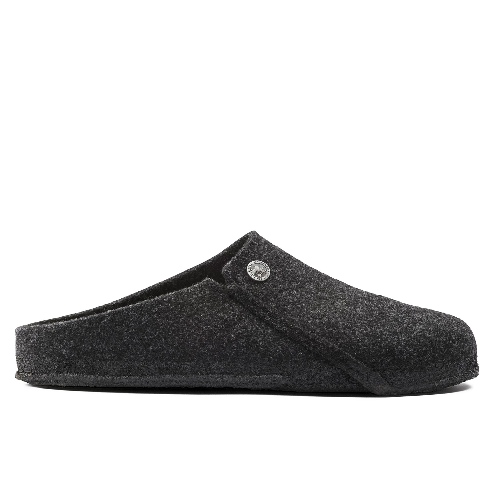 Zermatt Wool Felt Clogs - Anthracite