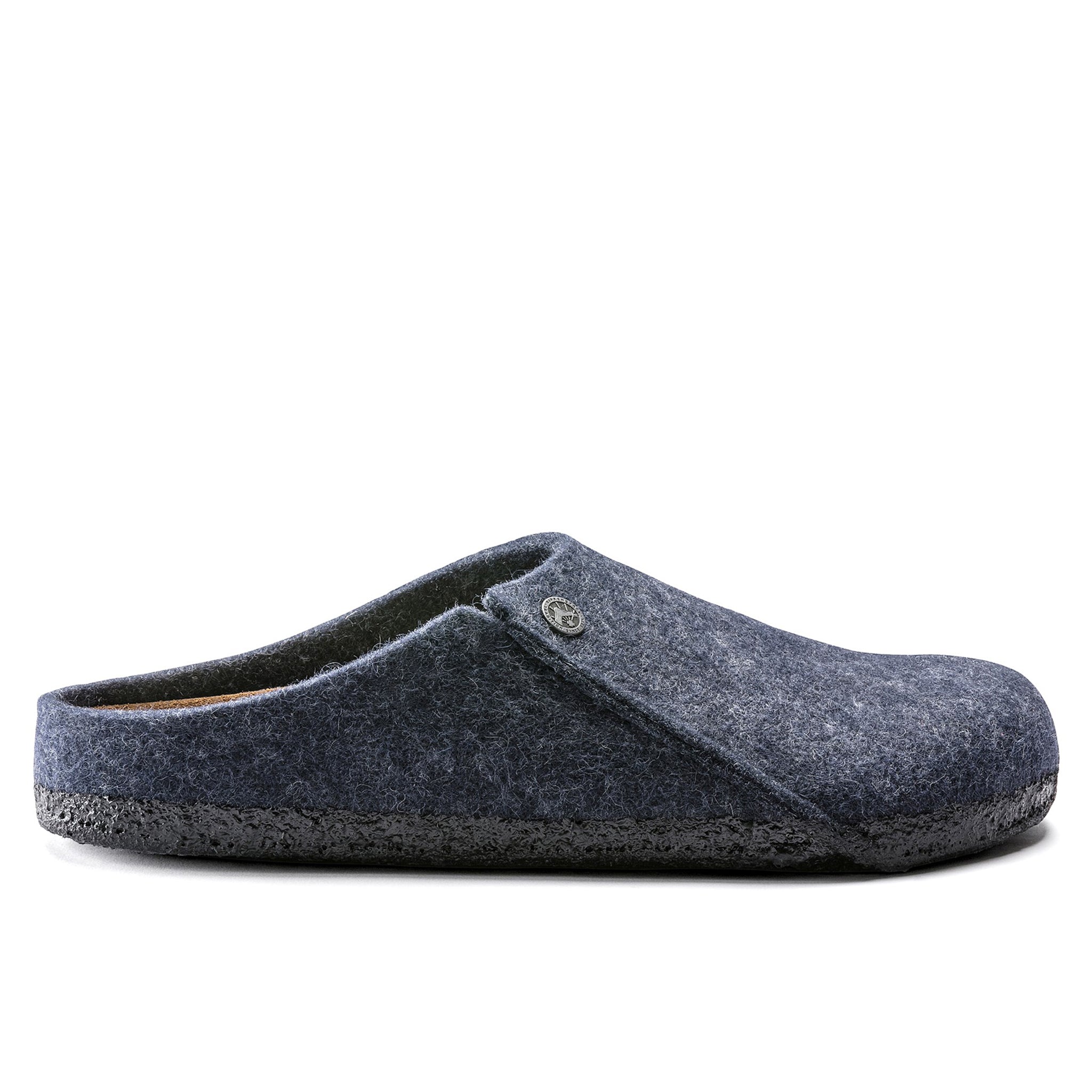 Zermatt Wool Felt Clogs - Dark Blue