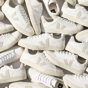 Veja Campo Chromefree Leather Trainer - White Natural