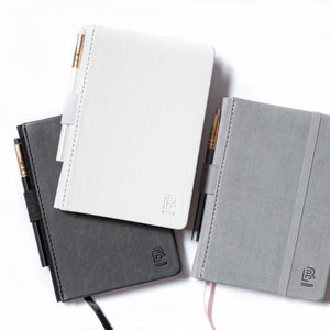 Blackwing Slate A6 Notebook & Pencil - White