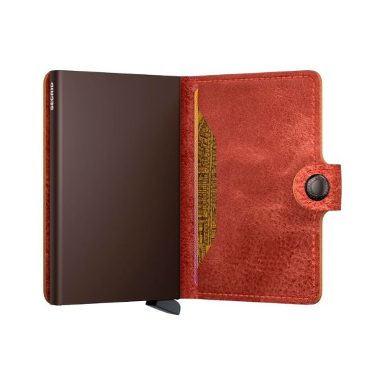 RFID Miniwallet - Vintage Orange