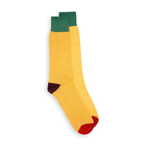Burrows & Hare Fourway Socks - Yellow