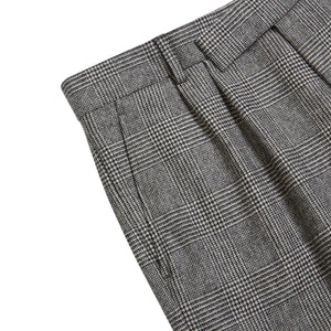 Burrows & Hare - Fox Brothers Flannel Prince of Wales Check Trousers - Burrows and Hare