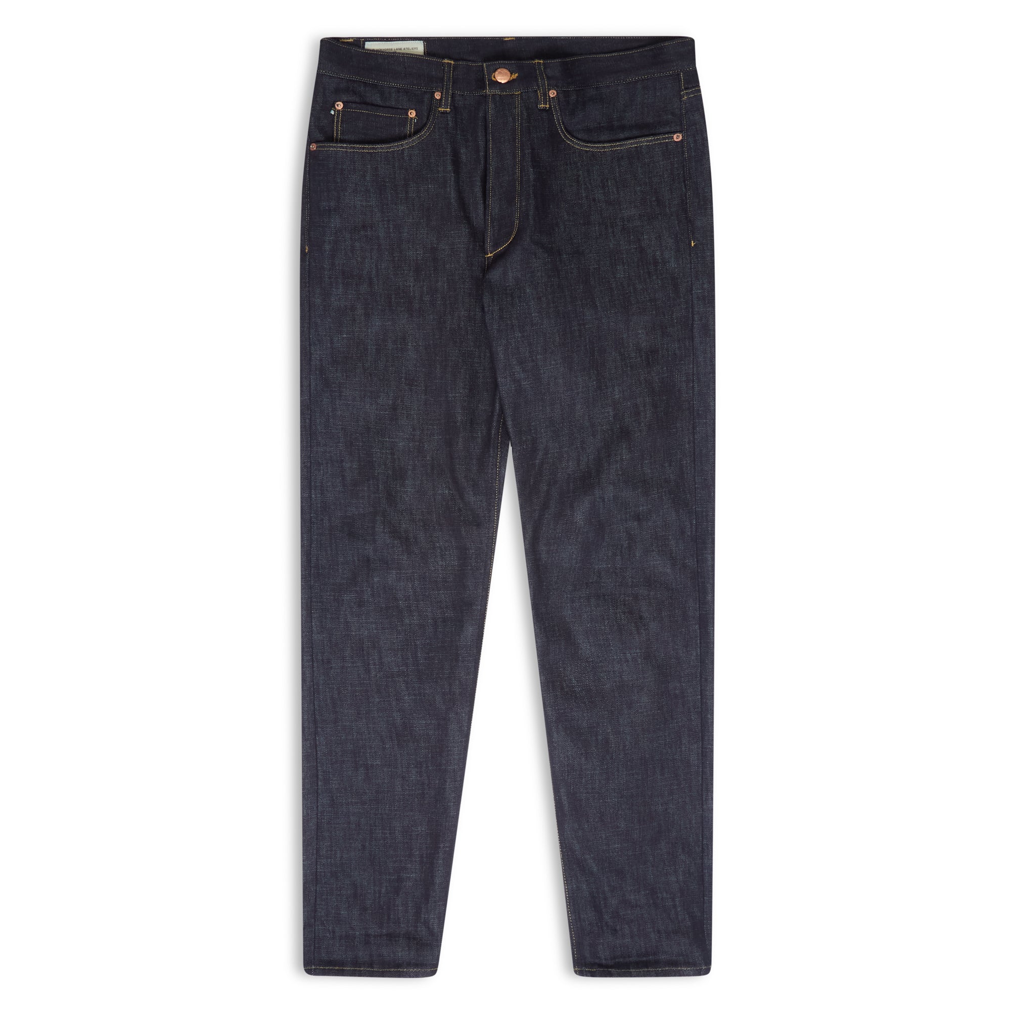 Blackhorse Lane - E8 SLIM TAPERED INDIGO 15.5OZ TURKISH RAW SELVEDGE MENS JEANS - Burrows and Hare