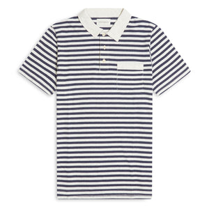 Oliver Spencer Dunmore Polo - Navy - Burrows and Hare
