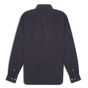 Burrows & Hare Linen Shirt - Charcoal - Burrows and Hare