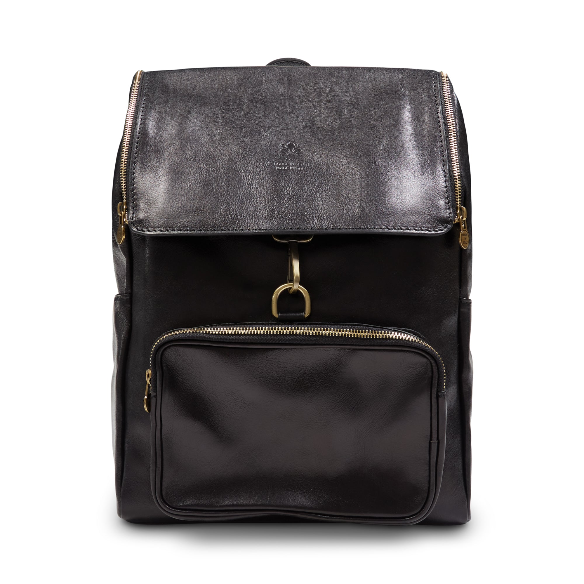  Leather Backpack Black