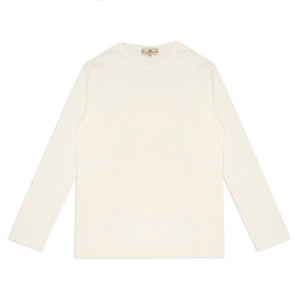 Burrows and Hare Long Sleeve T-Shirt - Off White - Burrows and Hare