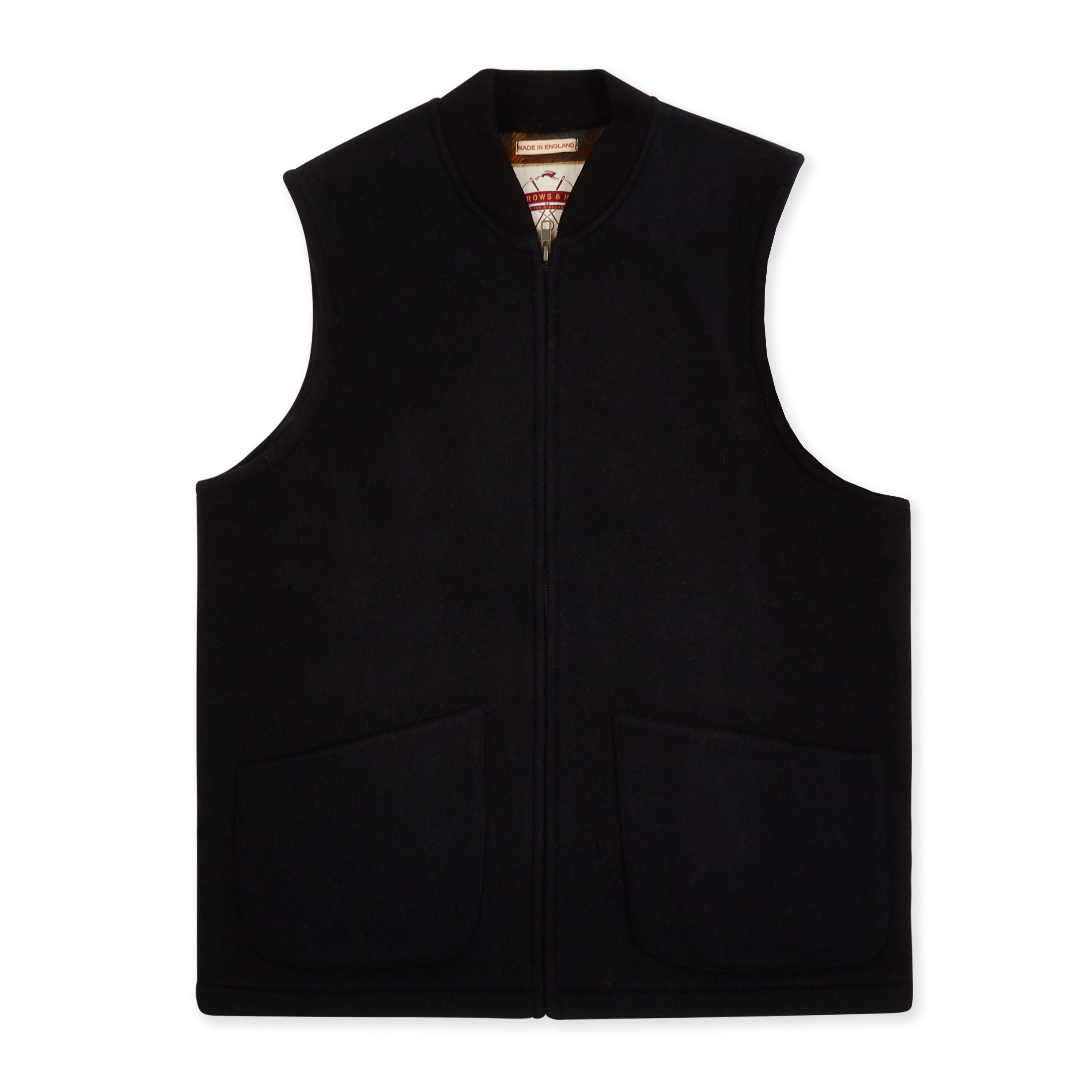 Classic Wool Gilet - Navy 