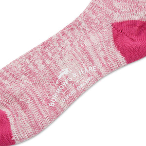 Burrows and Hare Knitted Socks - Pink - Burrows and Hare