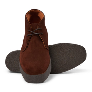 Sanders Suede Chukka Boots Japanese - Polo Snuff - Burrows and Hare