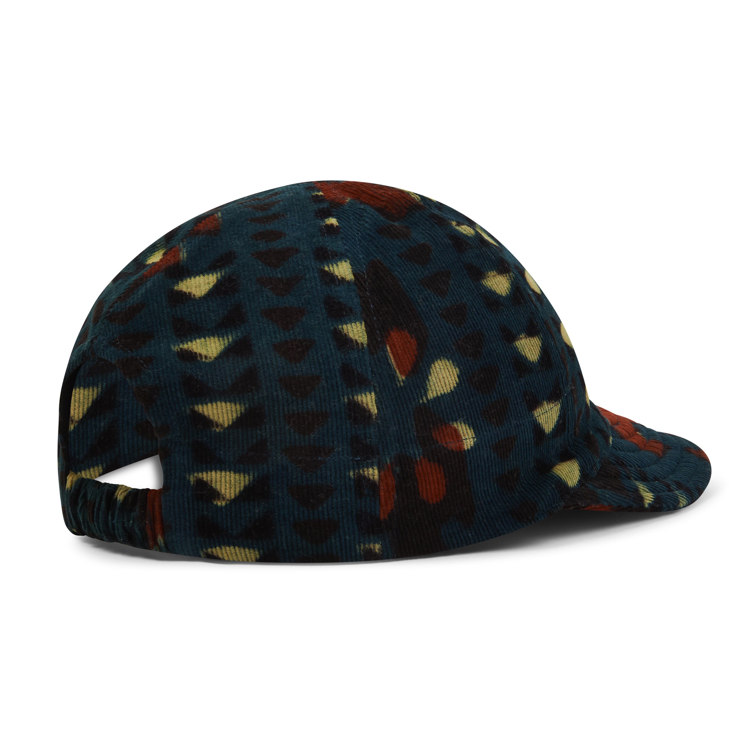 Kardo Quilted Peak Cap - Block Print - Burrows and Hare