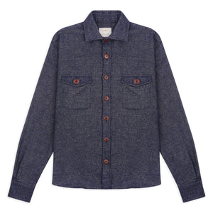 Burrows & Hare Over Shirt - Navy