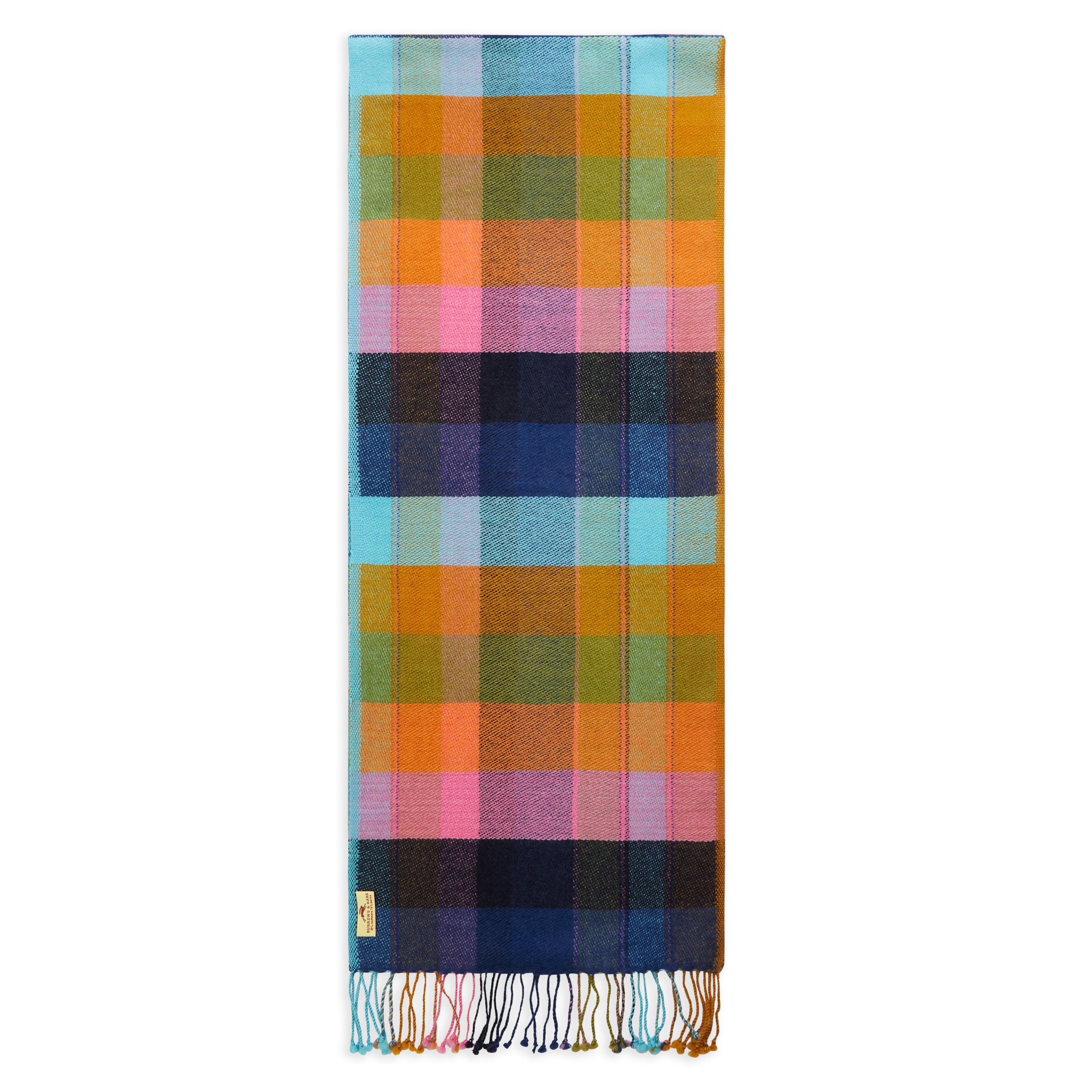 Wool Scarf Multi Check