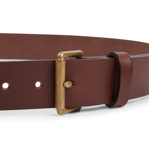 Burrows & Hare Bridle Leather Belt - Brown