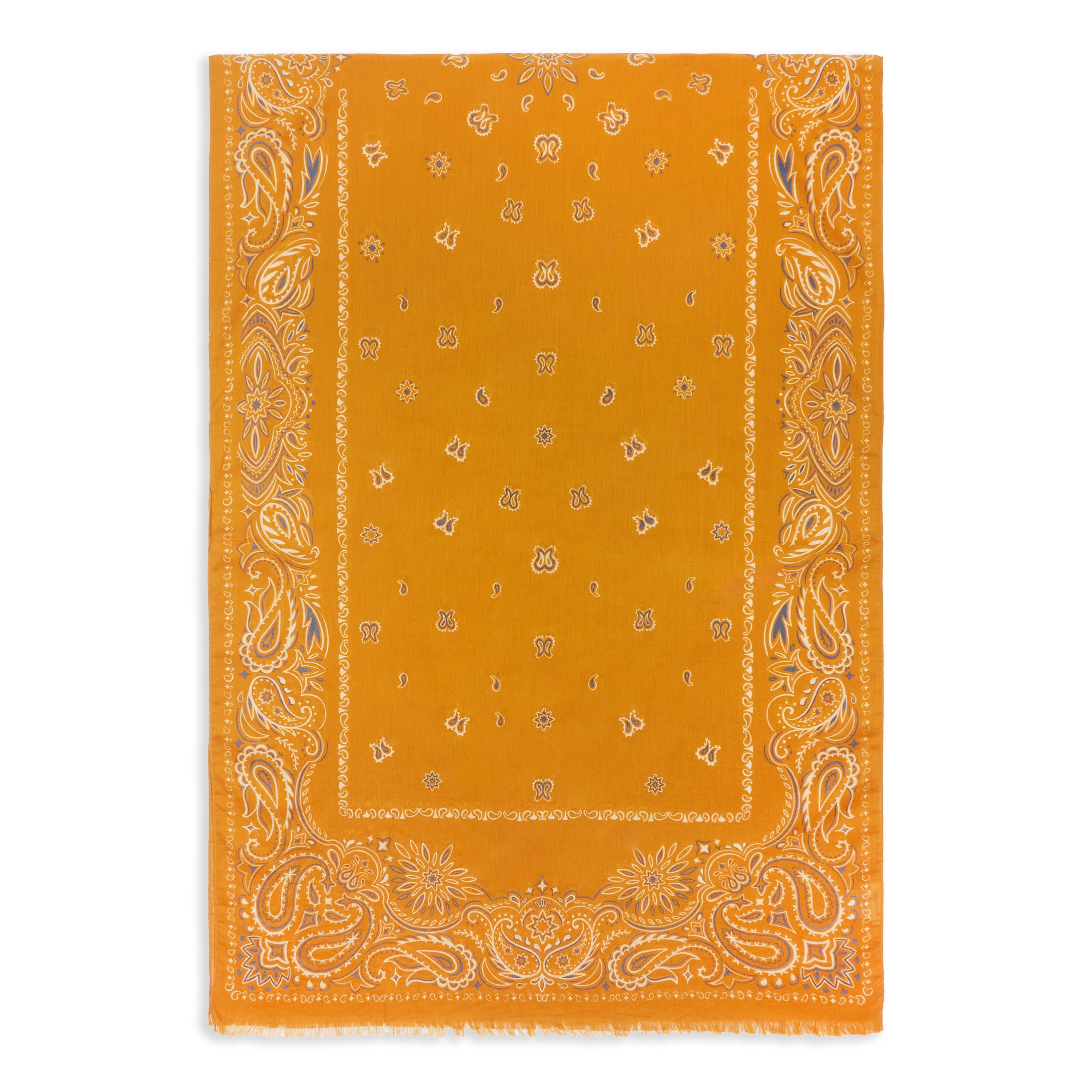 Hartford Cotton Bandana Scarf - Caramel