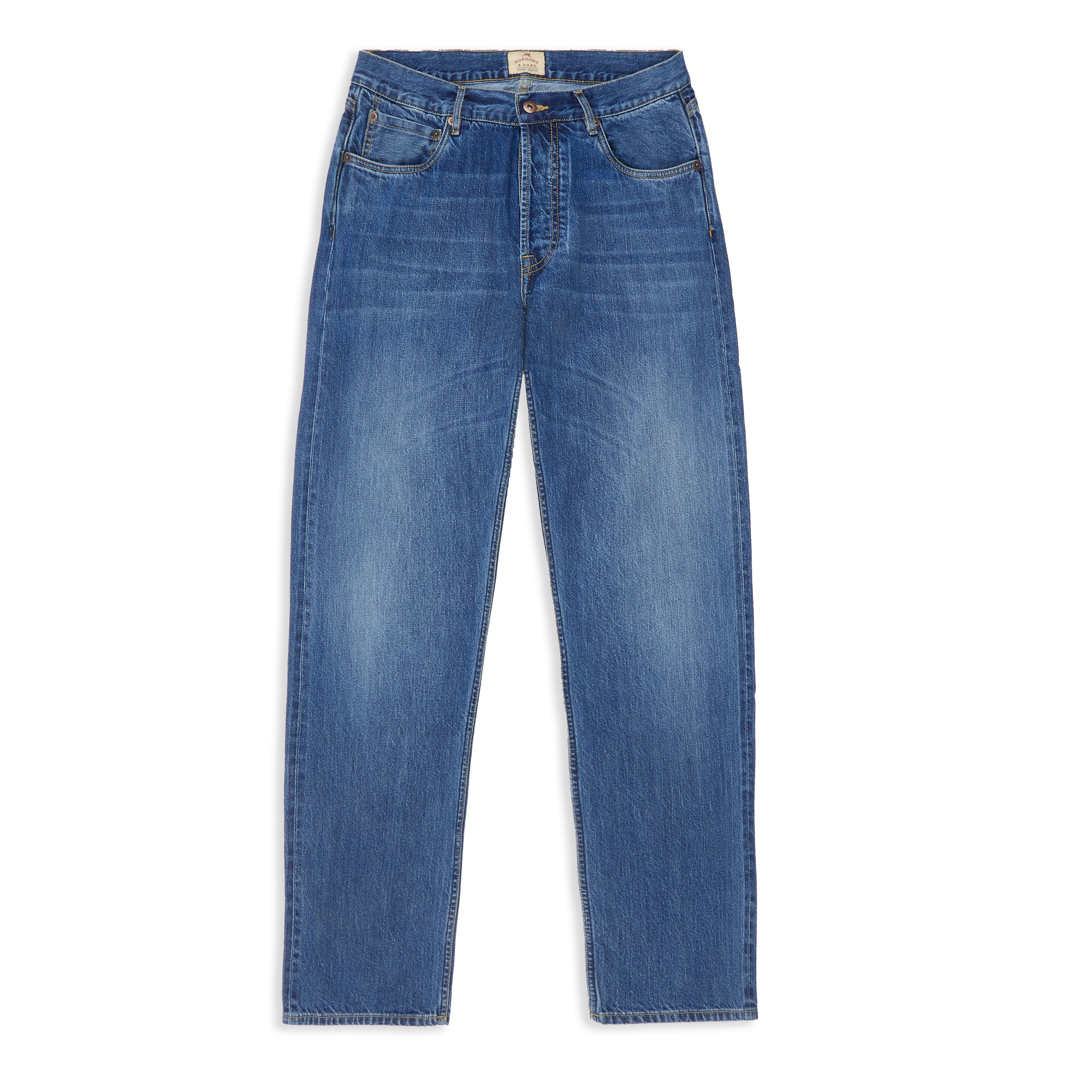 Straight Jeans Stone Wash