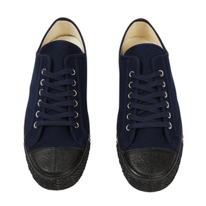 US Rubber Military Low Top - Navy - Burrows and Hare