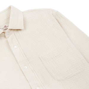 Burrows & Hare Cheesecloth Shirt - Ecru