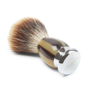 Burrows & Hare Silvertip Badger Bristle Shaving Brush - Resin - Burrows and Hare