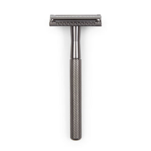 Burrows & Hare Butterfly Double Edge Safety Razor - Grey - Burrows and Hare