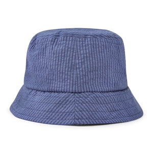Hartford Woven Bucket Hat - Blue - Burrows and Hare