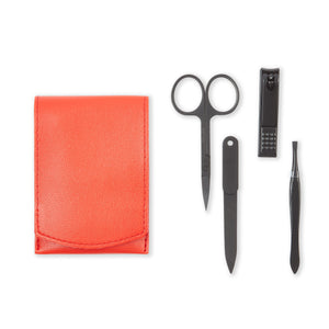 Burrows & Hare Manicure Set - Red - Burrows and Hare