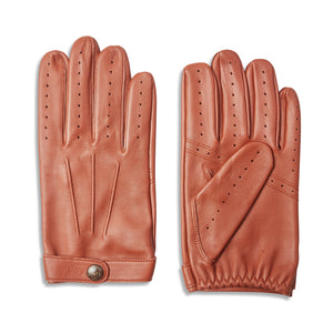 DENTS Fleming James Bond Spectre Leather Driving Gloves - Highway Tan - Burrows and Hare