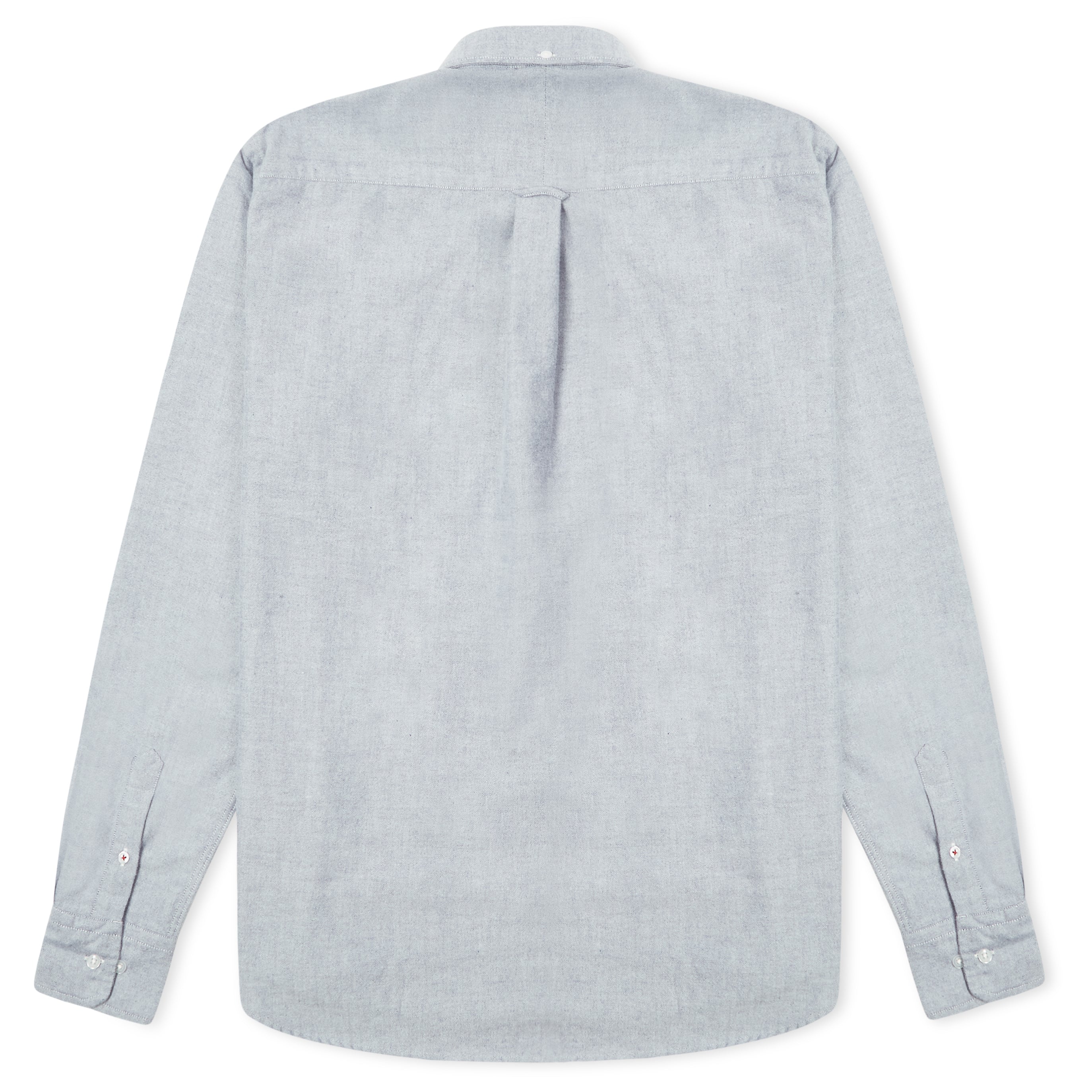 Burrows & Hare Flannel Button-down Shirt - Grey - Burrows and Hare