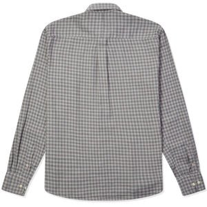 Burrows & Hare Gingham Shirt - Grey - Burrows and Hare