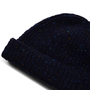 Burrows & Hare Donegal Beanie Hat - Navy - Burrows and Hare