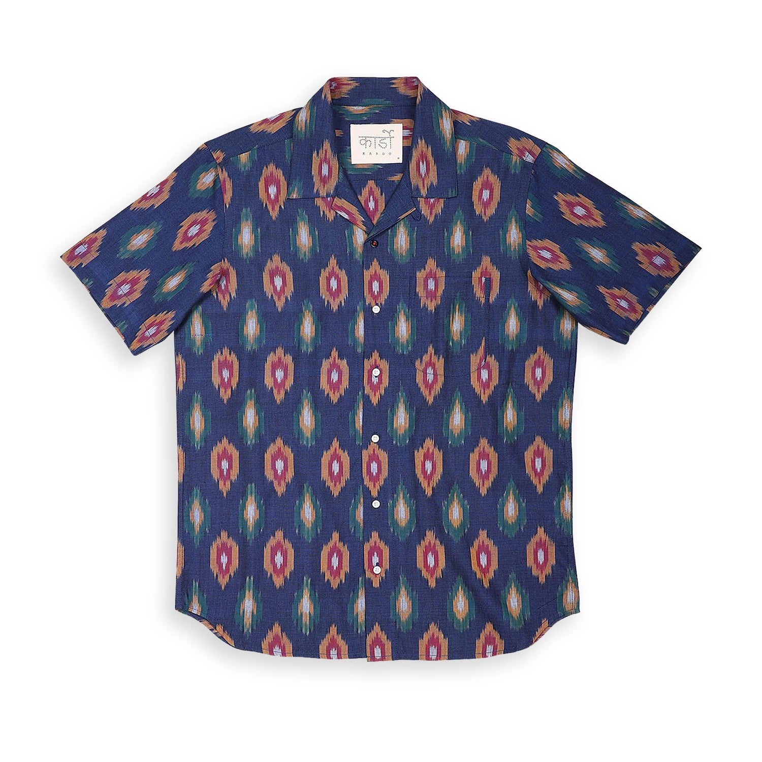 Kardo Lamar Shirt - Ikat Navy