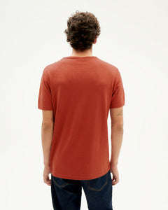 Thinking Mu Hemp T-shirt - Clay Red