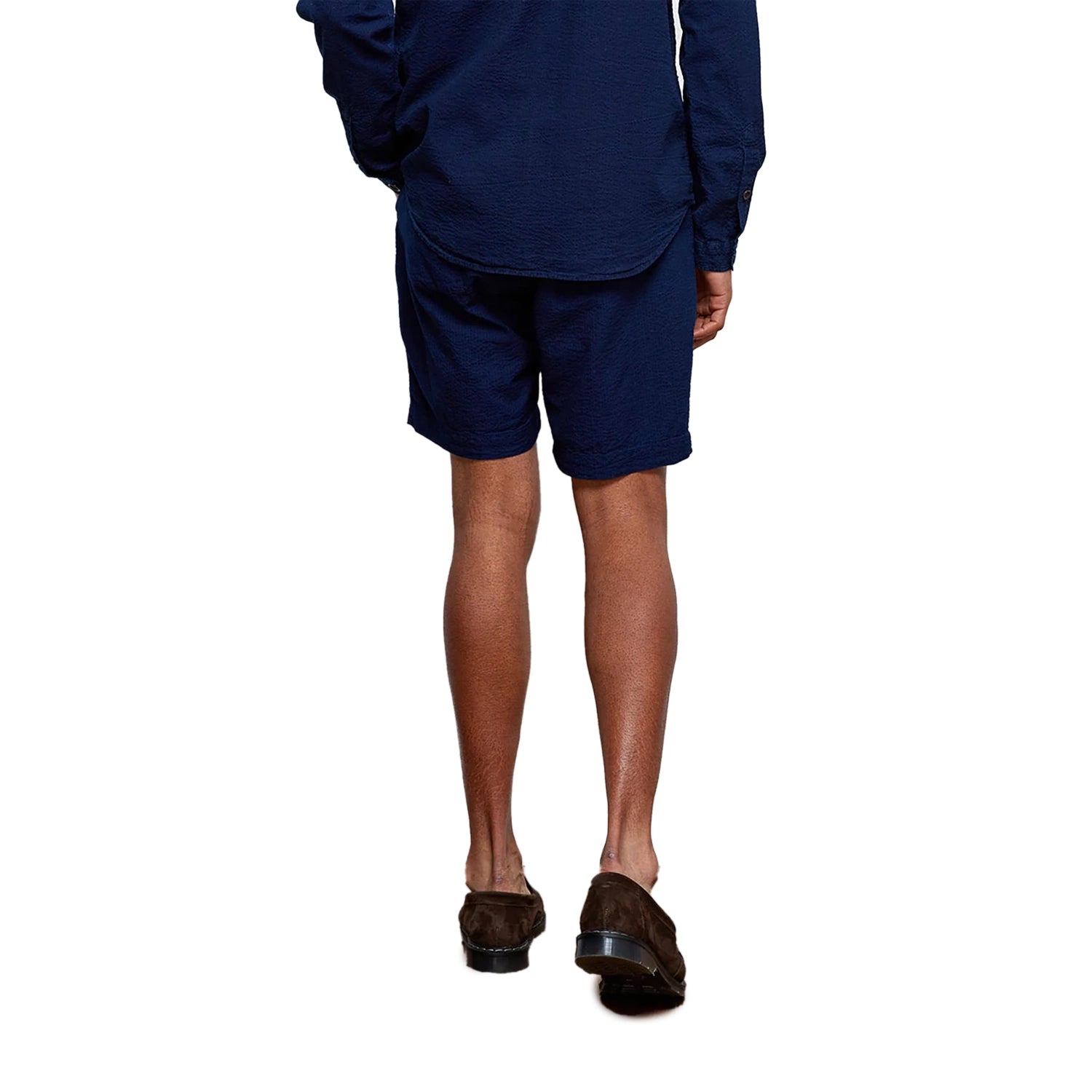 Oliver Spencer Osborne Drawstring Shorts Ives - Indigo