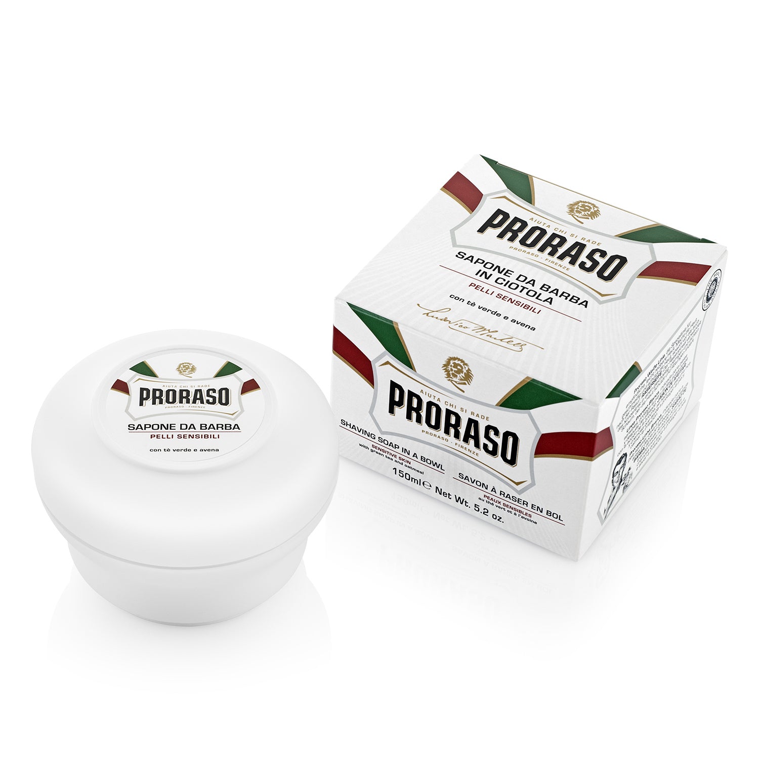 Proraso Shaving Soap in a Bowl - Sensitive - Burrows and Hare