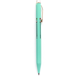 Hightide Japanese Metal 4 Colour Changing Pen - Mint Green - Burrows and Hare