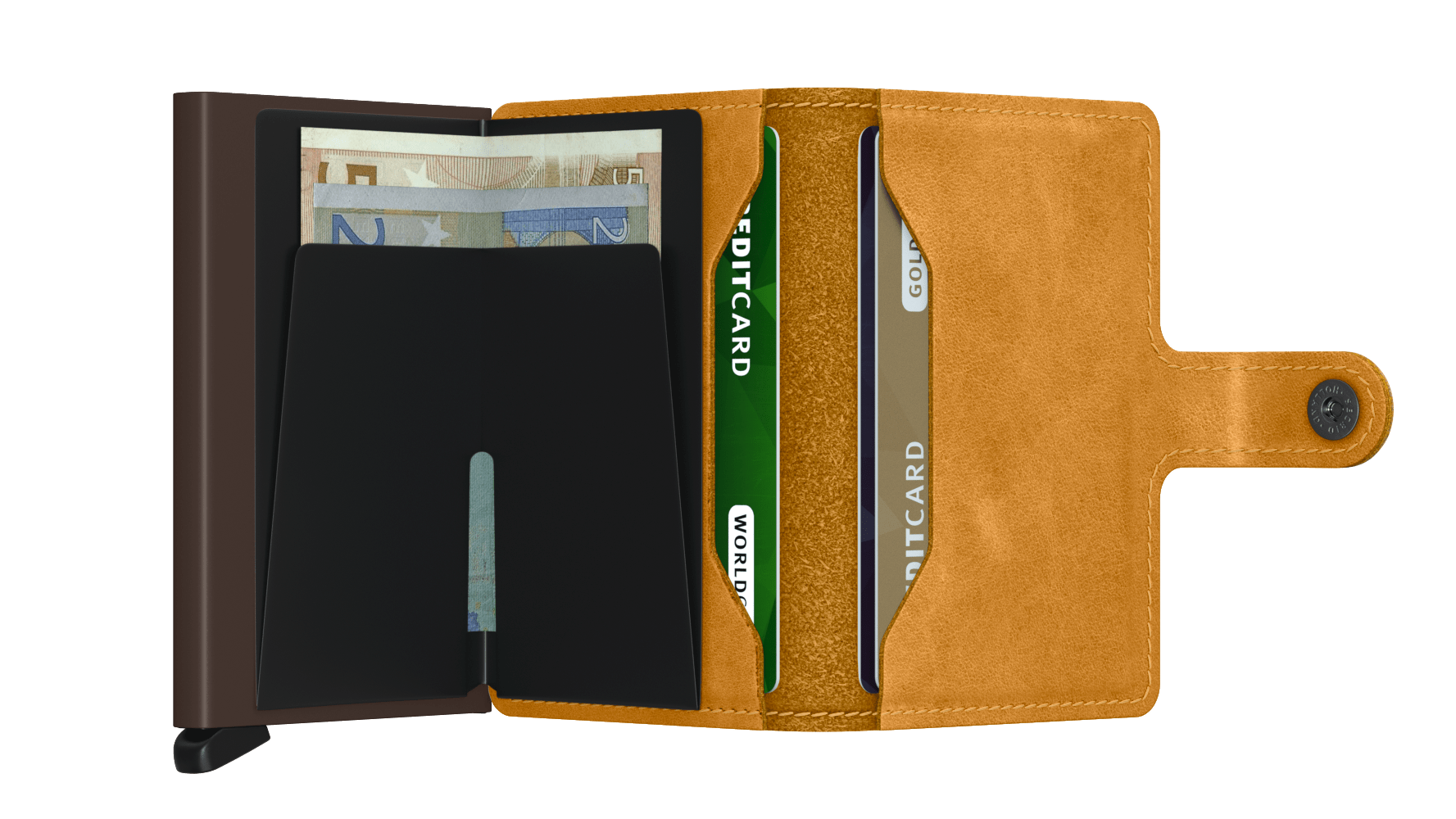 Secrid Miniwallet Vintage Ochre - Burrows and Hare