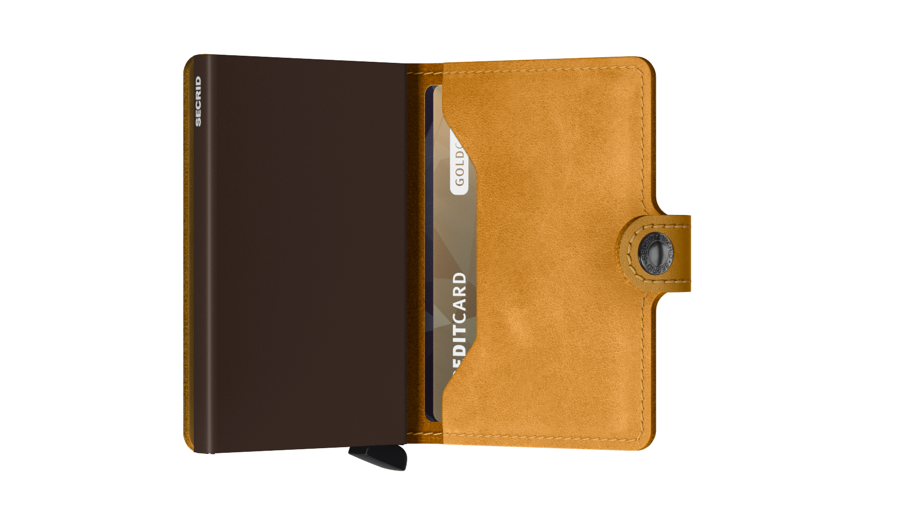 Secrid Miniwallet Vintage Ochre - Burrows and Hare