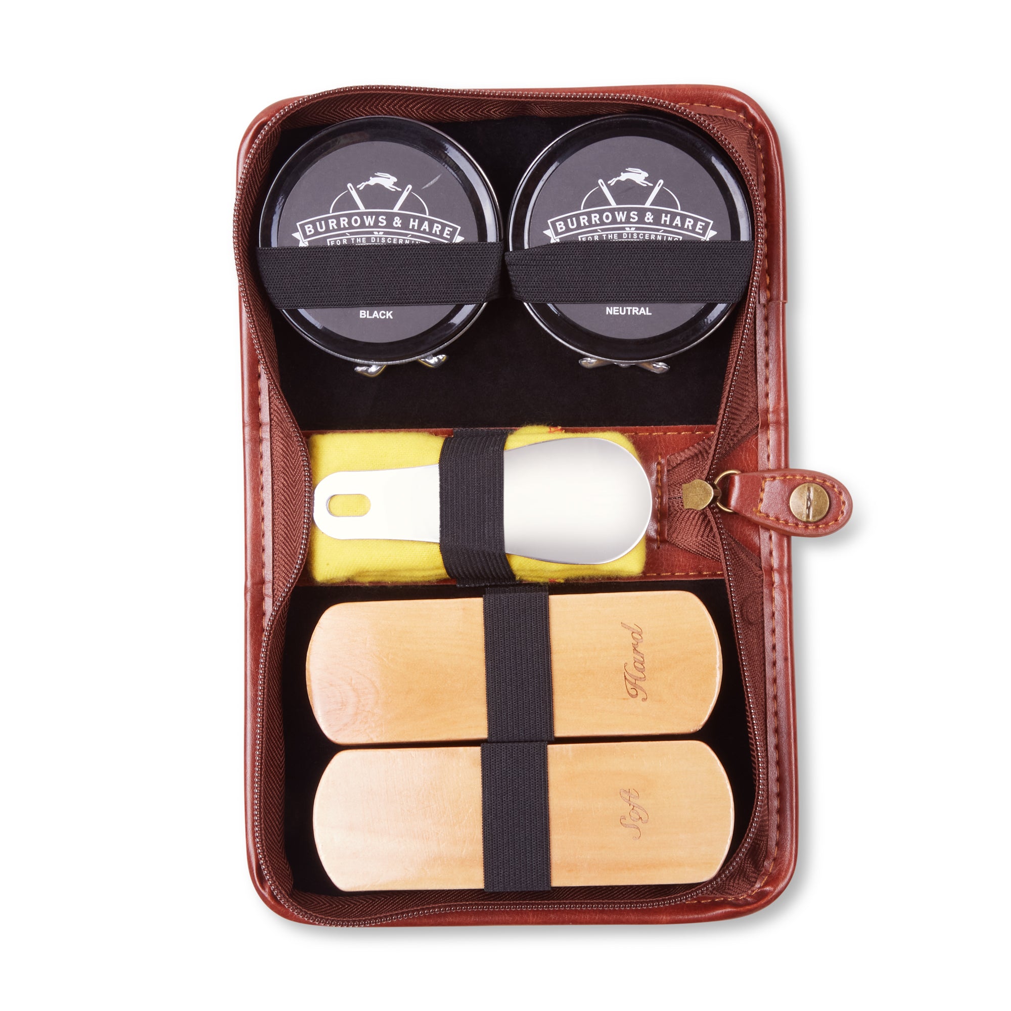 Burrows & Hare Travel Shoe Shine Kit - Burrows and Hare