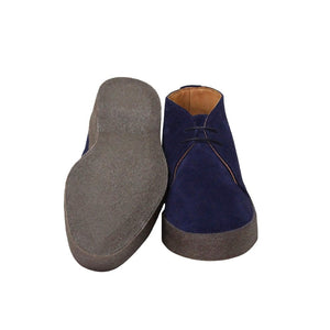 Sanders Suede Chukka Boots Japanese - Navy