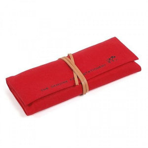 Hightide Field Roll Pen Case - Red - Burrows and Hare