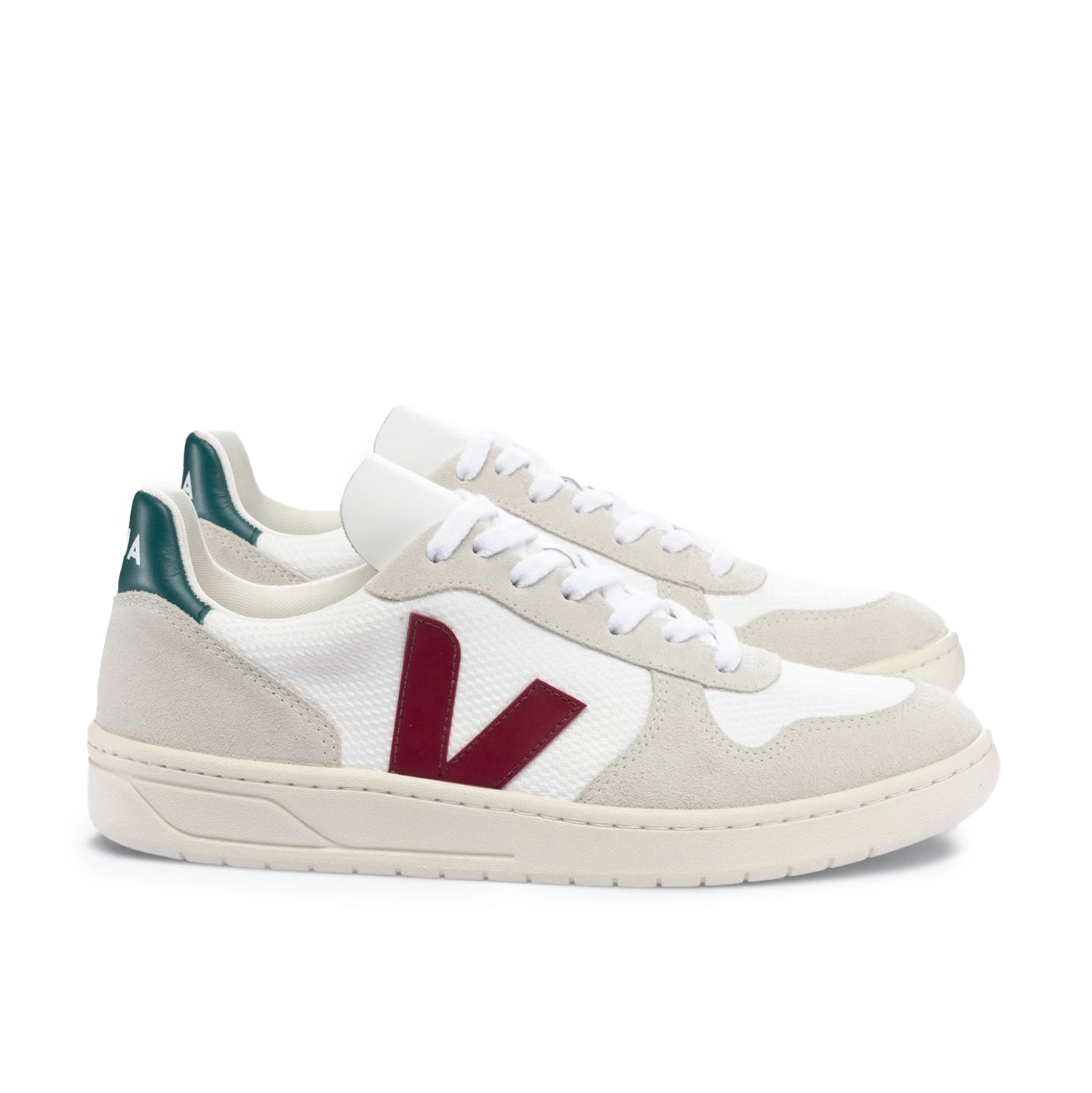 Veja V-10 B-Mesh Trainer - White/Marsala/Brittany