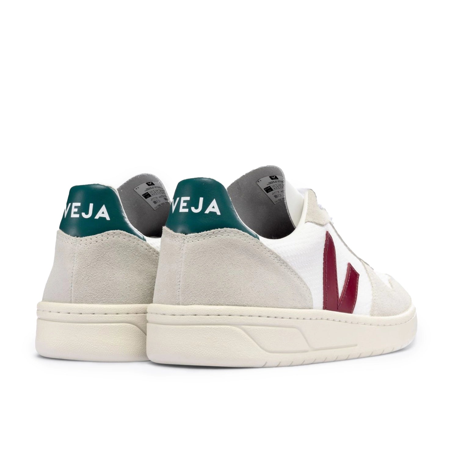 Veja V-10 B-Mesh Trainer - White/Marsala/Brittany