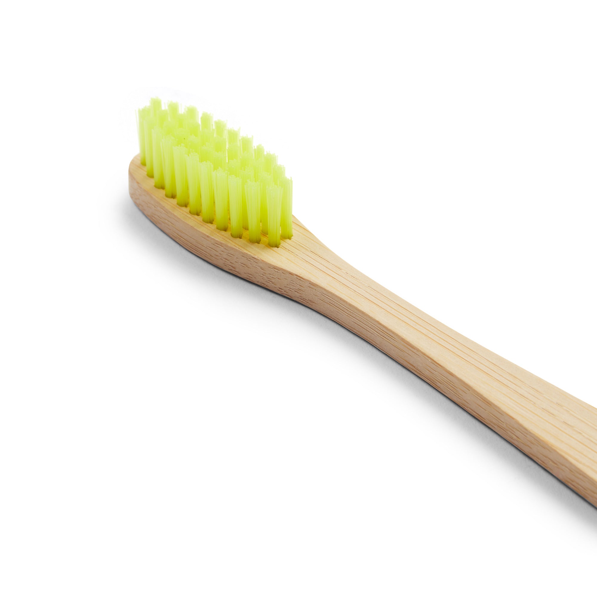 Bamboo Toothbrush - Yellow - Burrows and Hare