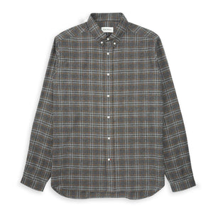 Oliver Spencer Brook Shirt - Rowan Charcoal Multi - Burrows and Hare