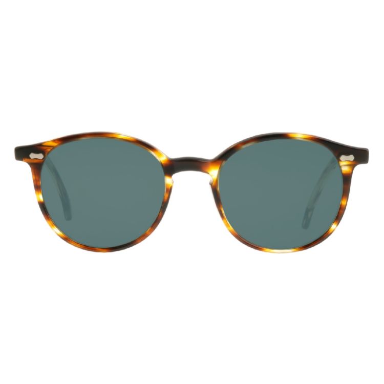 TBD Eyewear Cran Sunglasses - Light Havana/Green - Burrows and Hare