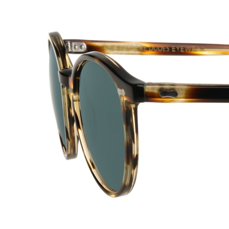 TBD Eyewear Cran Sunglasses - Light Havana/Green - Burrows and Hare