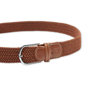 Burrows & Hare One Size Woven Cotton Belt - Tan - Burrows and Hare
