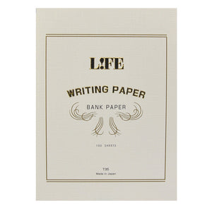 Life Japan Bank Writing Paper - Burrows and Hare